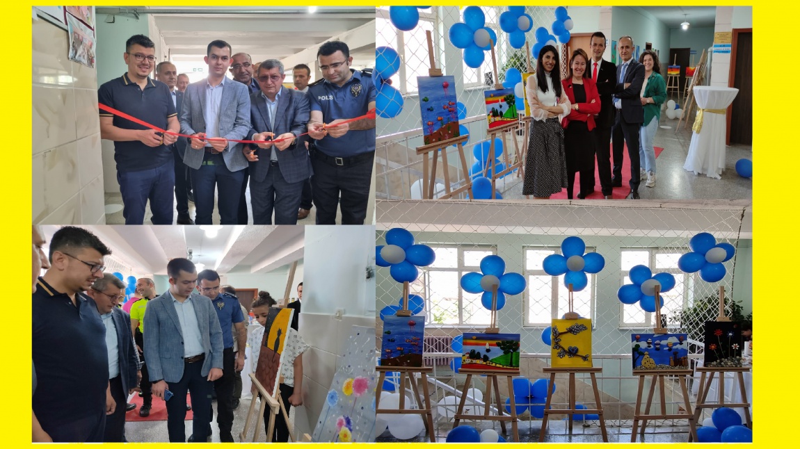 Kozaklı Halk Eğitim Merkezi ve Atatürk İlkokulu İşbirliğiyle Karma Resim Sergimiz Açıldı